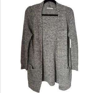 Gray Cardigan With Pockets
